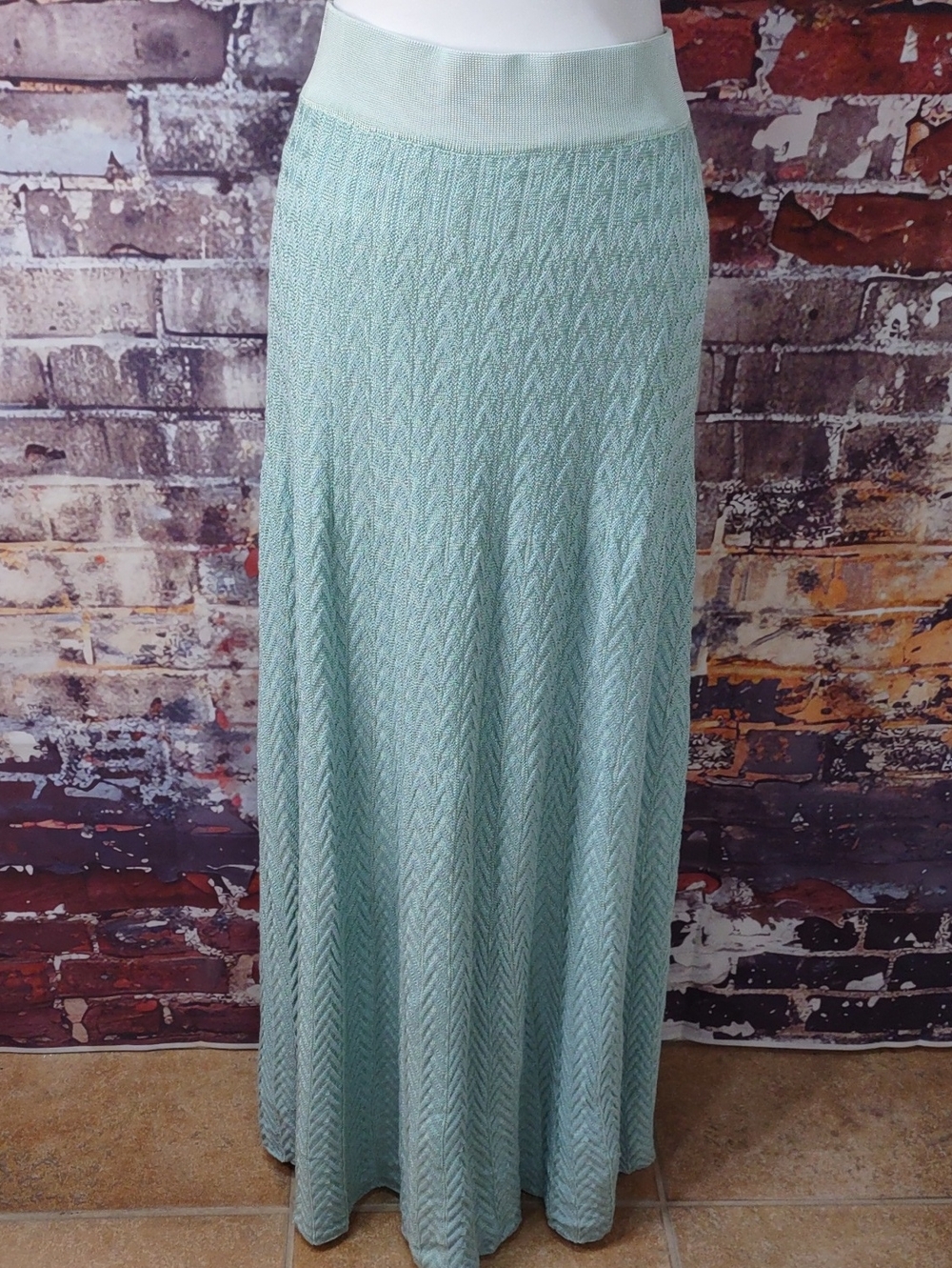 Cecelia Prado - Anthropologie Chevron Knit Maxi Skirt